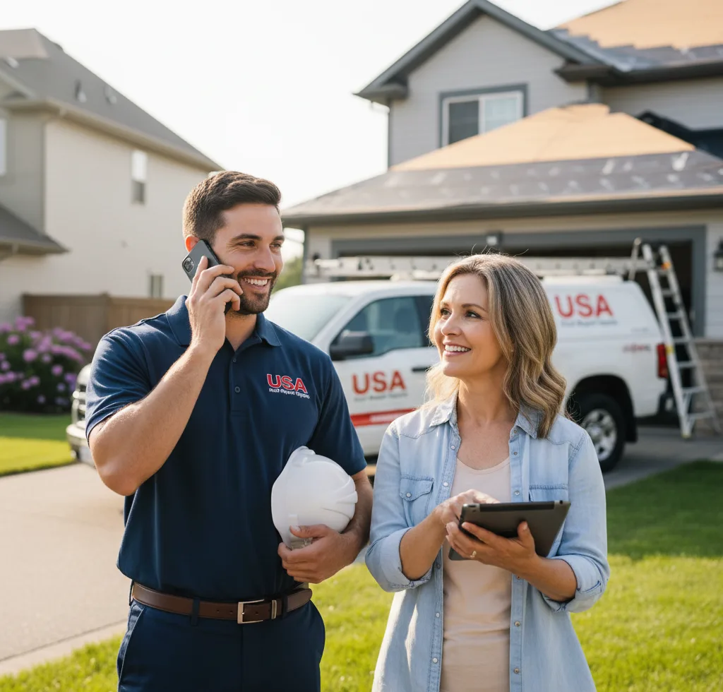 USA Roof Repair Experts customer support in Huber Heights